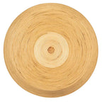 Table d'appoint ronde en rotin - Naturel et noir, 2 tailles