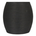 Table d'appoint ronde en rotin - Naturel et noir, 2 tailles