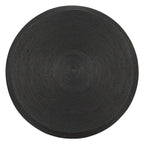 Table d'appoint ronde en rotin - Naturel et noir, 2 tailles
