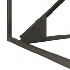 Bureau d'angle en L pour 1 personne, Gris rustique / Gris restauré / Noyer hickory gris foncé / Blanc cottage